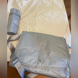 Armani Baby Bag. Tan, so gender neutral. Only used a hand full of times.